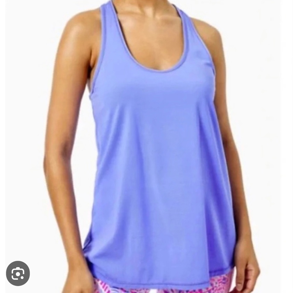 Lilly Pulitzer Luxletic Tank Light Lilac size L